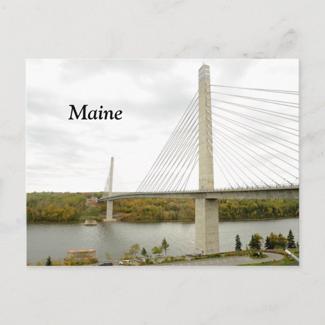 Penobscot Narrows Bridge Postcard (Front)