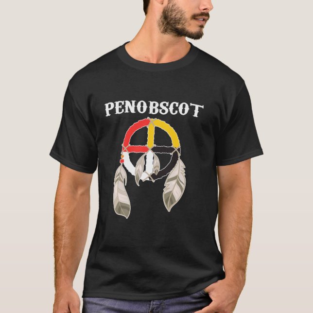 Penobscot Tribe Penawapskewi Native American Medic T-Shirt (Front)