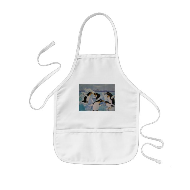 penquin fairyland kids apron (Front)