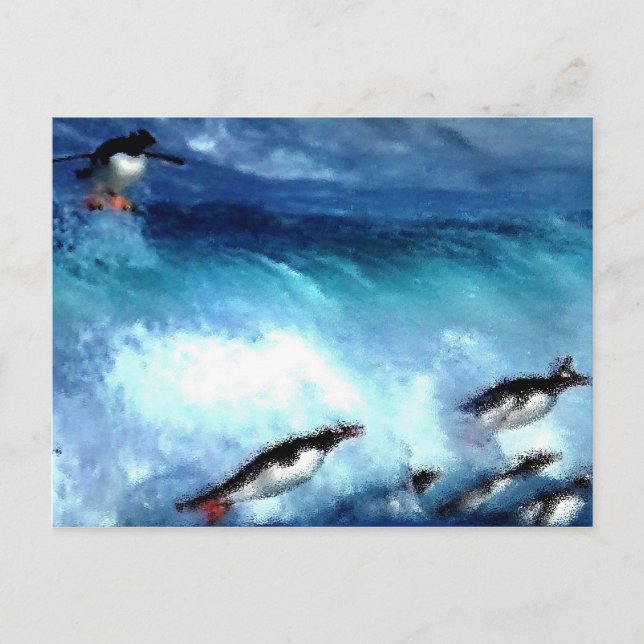 Penquin Play Postcard (Front)