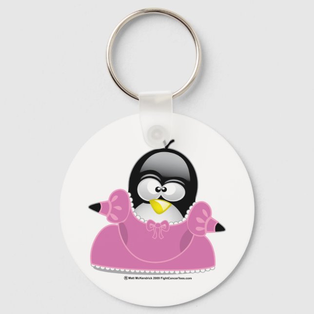 Penquin Princess Key Ring (Front)