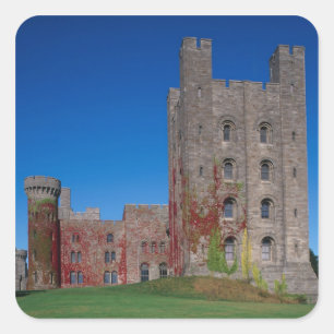 Penrhyn Castle, Gwynedd, Wales 2 Square Sticker