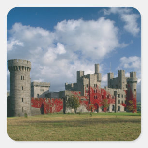 Penrhyn Castle, Gwynedd, Wales Square Sticker