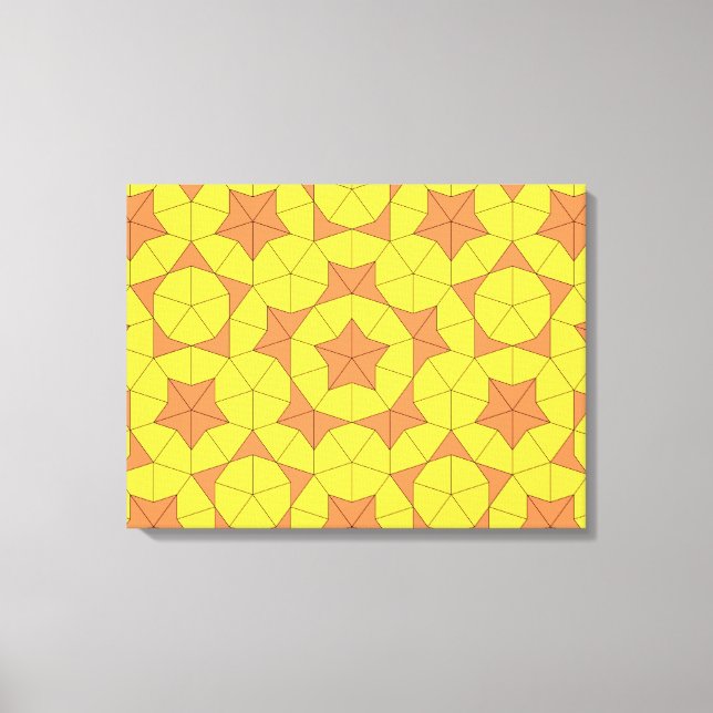 Penrose Sun Tile Canvas (Front)