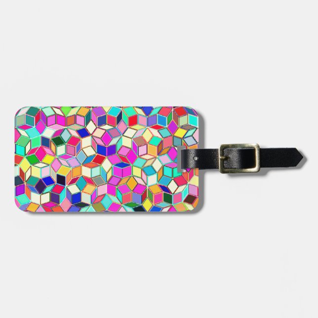 Penrose Tile Luggage Tag (Front Horizontal)