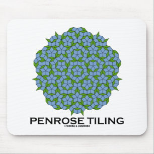 Penrose Tiling (Five-Fold Symmetry) Mouse Pad