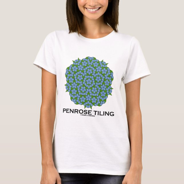 Penrose Tiling (Five-Fold Symmetry) T-Shirt (Front)