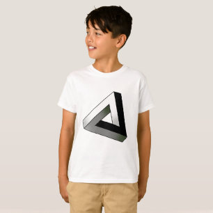 Penrose triangle, optical illusion T-Shirt
