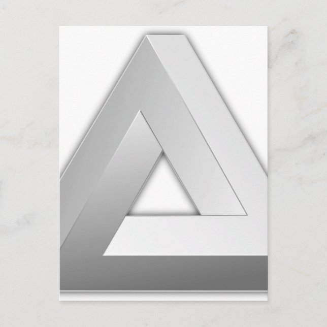 Penrose Triangle Postcard (Front)