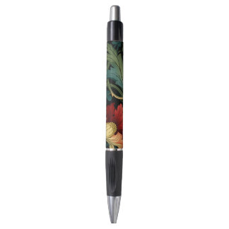 Pens - Art Nouveau Floral Red
