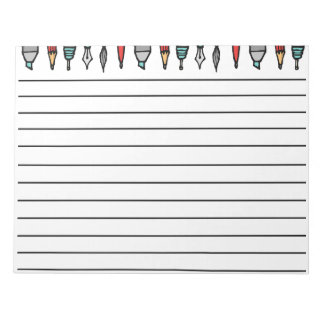 Pens & Pencils Notepad