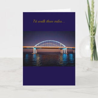 Pensacola 3 mile bridge- Original Photography Card