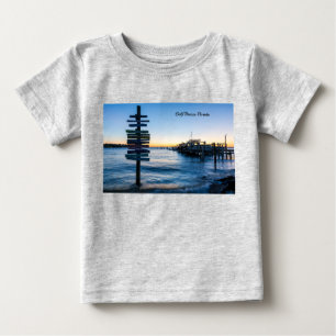 Pensacola Bay Sign Sunset By Dock Toddler T-shirt