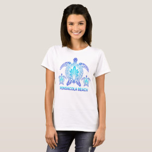 Pensacola Beach Florida Ocean Blue Turtle Souvenir T-Shirt