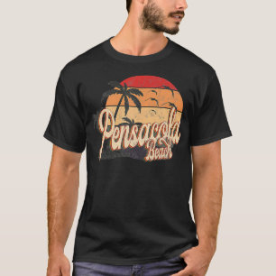 Pensacola Beach Florida US Beach Summer Sun Vintag T-Shirt