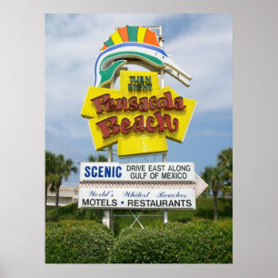 Pensacola Beach sign