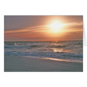 Pensacola Beach Sunrise Card