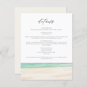 PENSACOLA BEACH Watercolor Florida Details Card