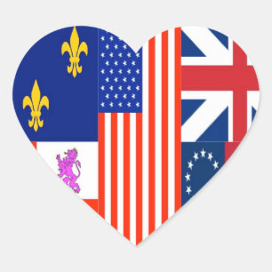 Pensacola Flag Heart Sticker