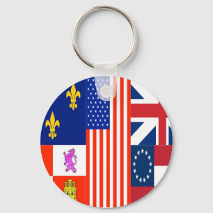 Pensacola Flag Key Ring
