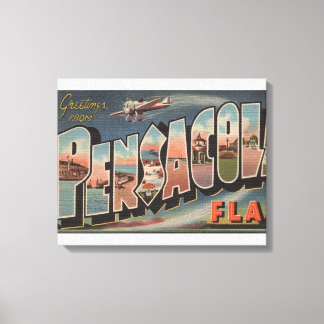 Pensacola, Florida (Aeroplanes) Canvas Print (Front)