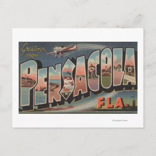 Pensacola, Florida (Aeroplanes) Postcard