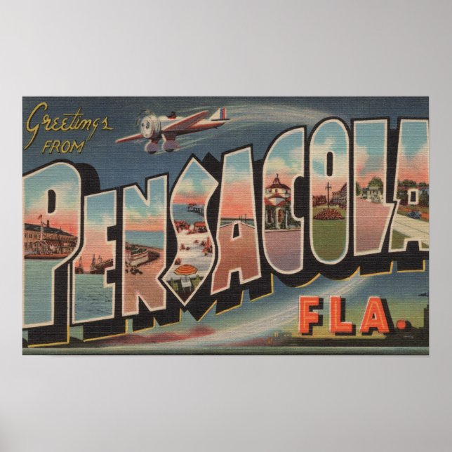 Pensacola, Florida (Aeroplanes) Poster (Front)