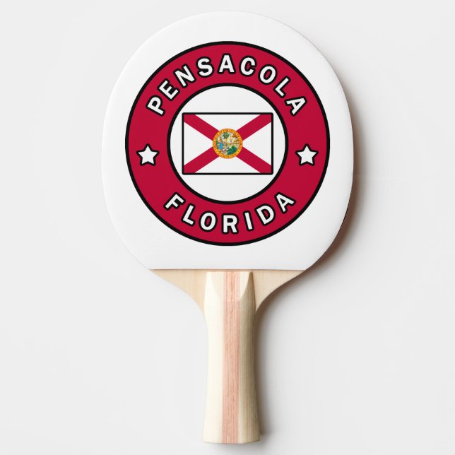 Pensacola Florida Ping Pong Paddle (Front)
