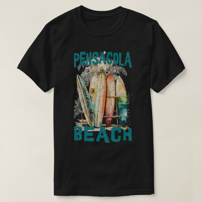 Pensacola Florida  T-Shirt (Design Front)