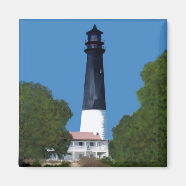 Pensacola lighthouse magnet (Front)