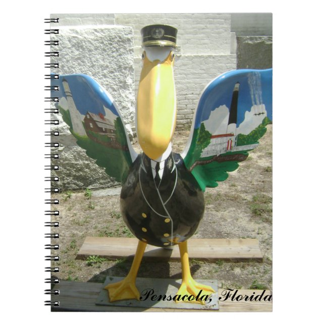 Pensacola Pelican Notebook (Front)