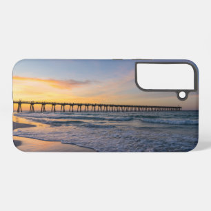 Pensacola Pier Shoreline Sunrise Samsung Case