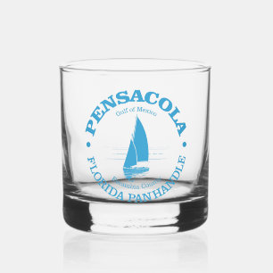 Pensacola (sailboat) whiskey glass