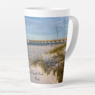 Pensacola Sand Dunes Pier Morning Latte Mug