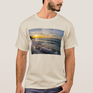 Pensacola Splashing Waves Sunrise T-Shirt