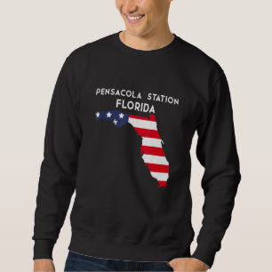 Pensacola Station Florida USA State America Travel Sweatshirt