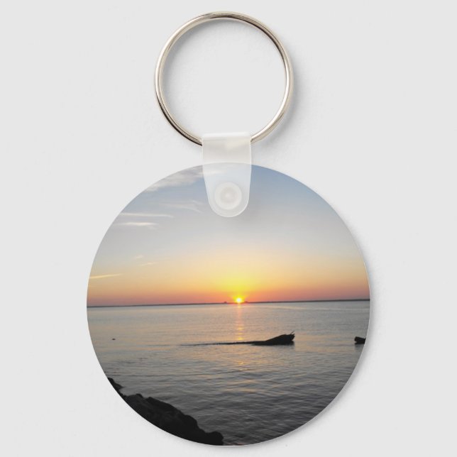 Pensacola Sunset Key Ring (Front)