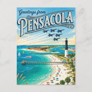 Pensacola USA Postcard