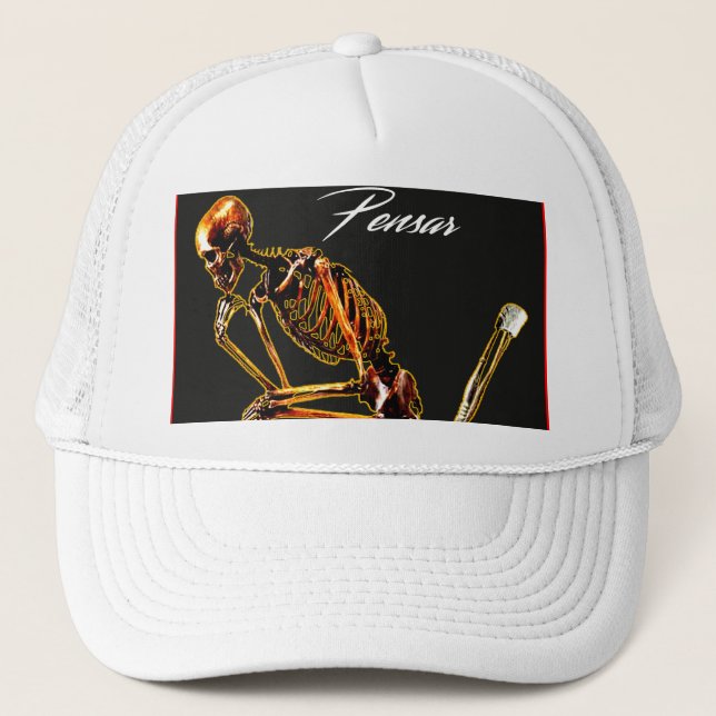 Pensar: Multilingual Reflections Trucker Hat (Front)