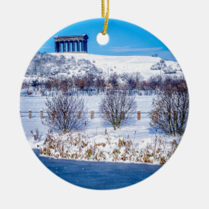 Penshaw Monument Ceramic Tree Decoration