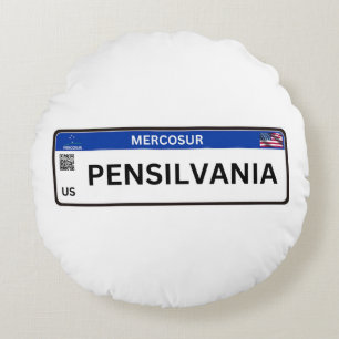 Pensilvania Mercosur Round Cushion