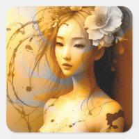 Pensive Japanese Girl