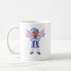 Pensive Light Blue Elf Mug