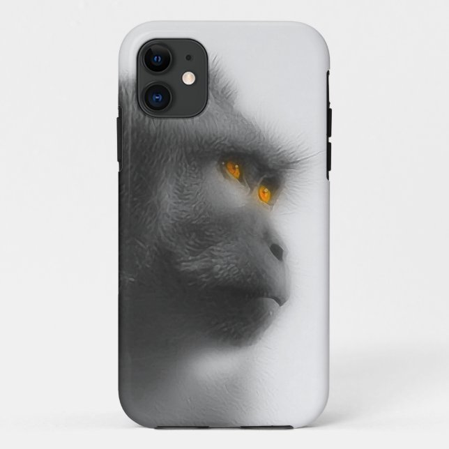 Pensive Monkey Case-Mate iPhone Case (Back)