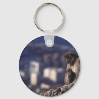Pensive Monkey in Gibraltar Key Ring