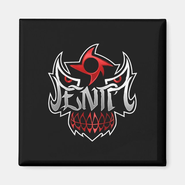 Penta Mask In Black Colour _1  Magnet (Front)