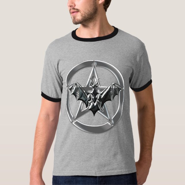Pentacle Bat T-Shirt (Front)