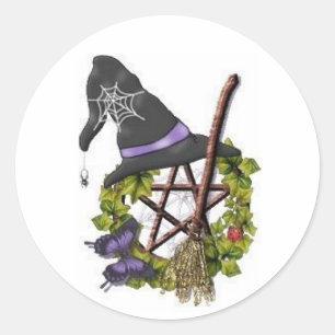 Pentacle Classic Round Sticker