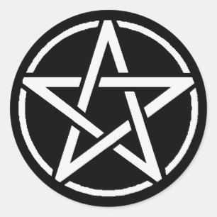 Pentacle Classic Round Sticker