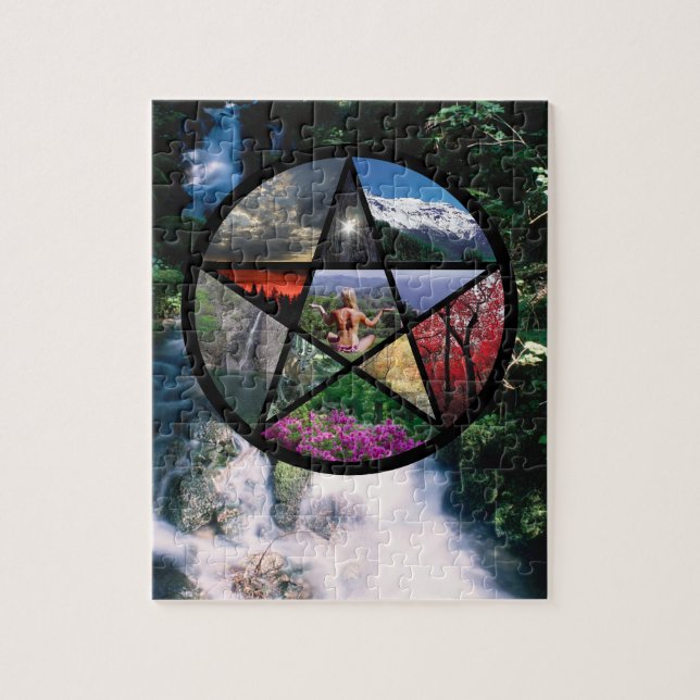 Pentacle Collage Jigsaw Puzzle (Vertical)